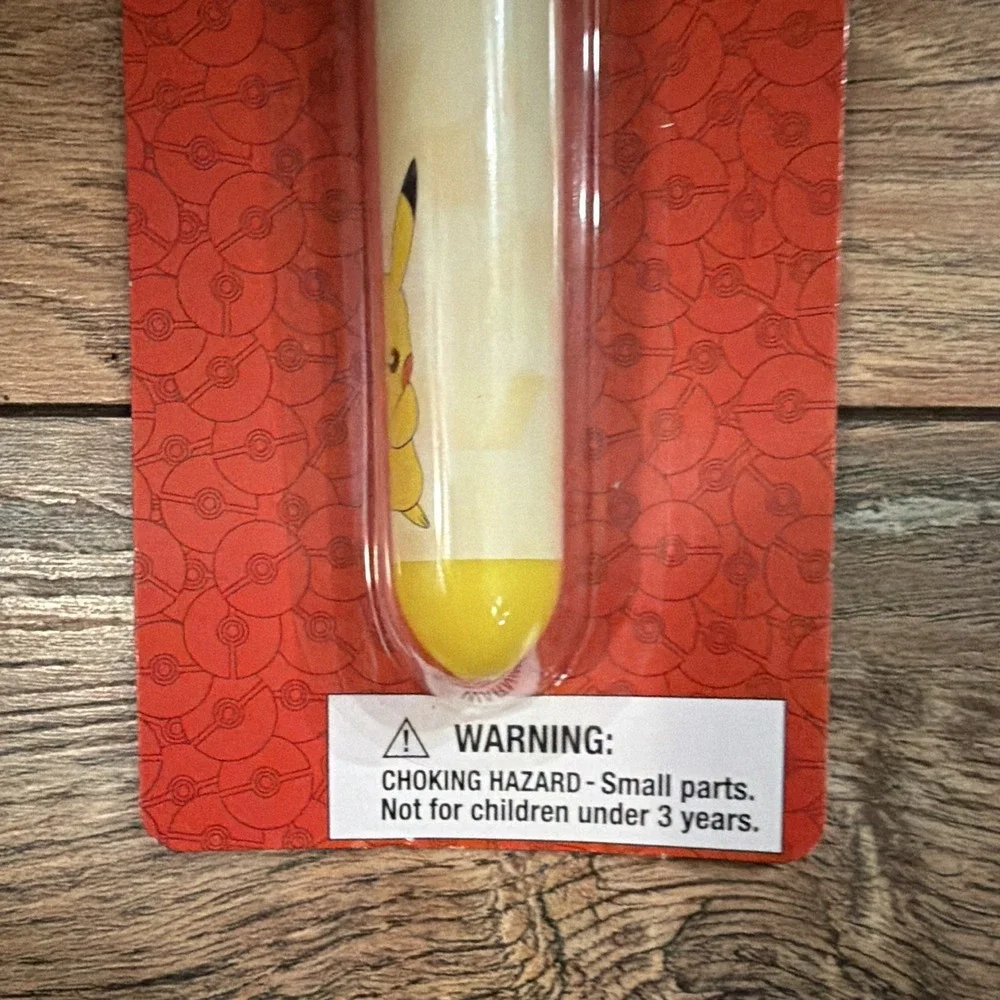 Pokemon Pikachu Pokeball 10 Color Pen Molded Topper NEW